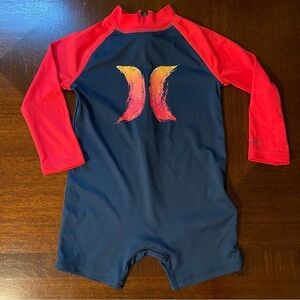 Hurley | Long Sleeve Rash Guard Coverall | 18 mo